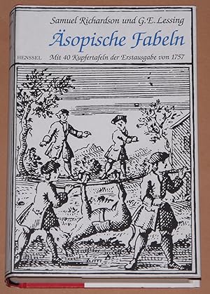 Bild des Verkufers fr soptische Fabeln - Mit 40 Kupfertafeln der Erstausgabe von 1757 / zum Verkauf von Rmpelstbchen