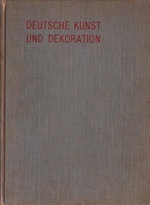 Deutsche Kunst und Dekoration. (Mehrere Lieferungen in 1 Band ).