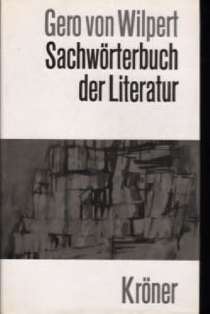 Bild des Verkäufers für Sachwörterbuch der Literatur zum Verkauf von Gabis Bücherlager