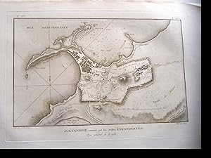 Aléxandrie, nommée par les Arabes, Êskandéryéh. Plan général de la ville.