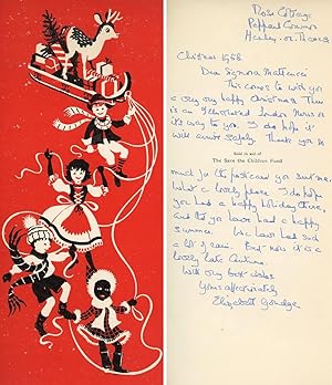 Lettera autografa datata Christmas 1958