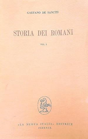 Storia dei romani. Volume 1