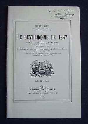 Un gentilhomme de 1847 - Comédie en dux actes et en vers -
