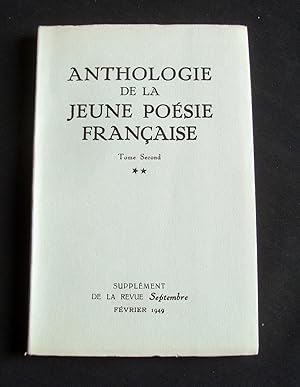 Anthologie de la jeune poésie française - Tome second -