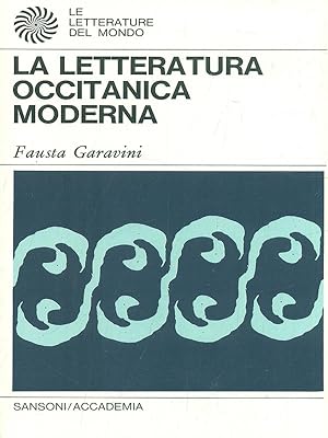 Bild des Verkufers fr La letteratura occitanica moderna zum Verkauf von Librodifaccia