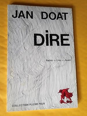 Dire: parler, lire, jouer