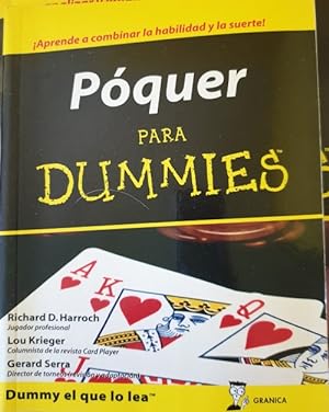 Seller image for POQUER PARA DUMMIES. for sale by Libreria Lopez de Araujo