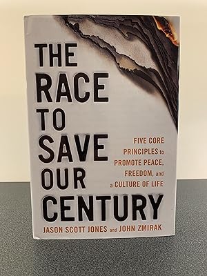 Imagen del vendedor de The Race to Save Our Century: Five Core Principles to Promote Peace, Freedom, and A Culture of Life [FIRST EDITION, FIRST PRINTING] a la venta por Vero Beach Books
