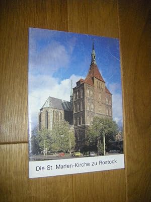 Bild des Verkufers fr Die St. Marien-Kirche zu Rostock zum Verkauf von Versandantiquariat Rainer Kocherscheidt