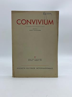 Convivium fondato da Carlo Calcaterra. Nuova serie, 1, gennaio-febbraio 1960