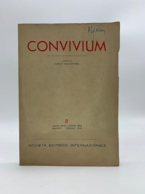 Convivium fondato da Carlo Calcaterra. Nuova serie, 3, maggio-giugno 1960