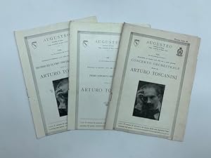 Augusteo. Municipio di Roma. Regia Accademia di Santa Cecilia. Primo; secondo; terzo concerto orc...