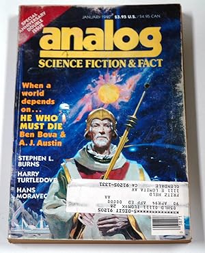 Seller image for Analog Science Fiction Science Fact [Digest, Magazine] January 1992, Special Anniversary Double Issue for sale by Preferred Books