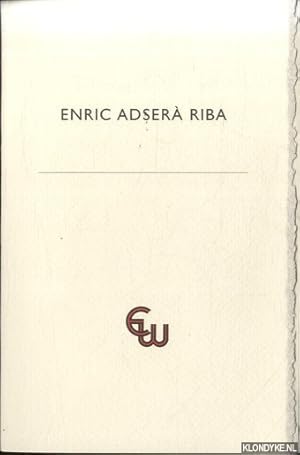 Bild des Verkufers fr Enric Adsera Riba: Tien litho's, exlibris van de steen gedrukt zum Verkauf von Klondyke