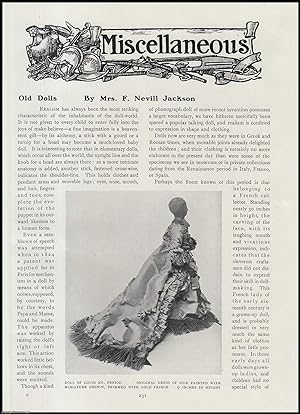 Immagine del venditore per Old Dolls : Louis XV. An original article from The Connoisseur, 1909. venduto da Cosmo Books
