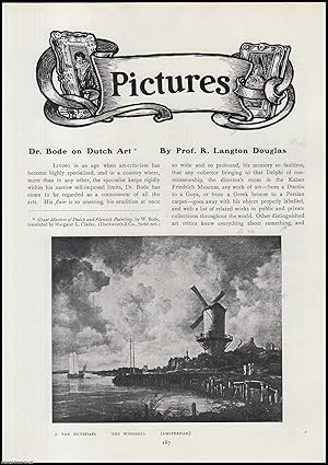 Image du vendeur pour Dr. Bode on Dutch Art. An original article from The Connoisseur, 1909. mis en vente par Cosmo Books