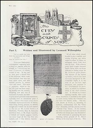 Seller image for The City and County of York (part 1). An original article from The Connoisseur, 1909. for sale by Cosmo Books