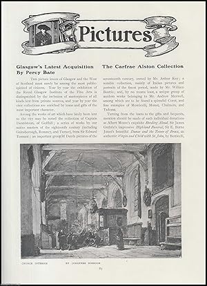 Imagen del vendedor de The Carfrae Alston Collection: Glasgow's Latest Acquisition. An original article from The Connoisseur, 1909. a la venta por Cosmo Books