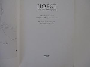 Imagen del vendedor de Horst; Sixty Years of Photography a la venta por Leilani's Books