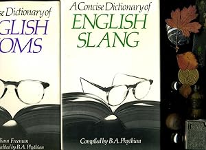 Bild des Verkufers fr A Concise Dictionary of English Slang and A Concise Dictionary of English idioms. 2 Volumes. zum Verkauf von Umbras Kuriosittenkabinett