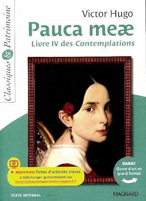 Image du vendeur pour Pauca Meae. Livre IV des Contemplations - Victor Hugo mis en vente par Book Hémisphères