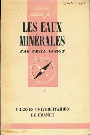 Les eaux minérales - Emile Duhot