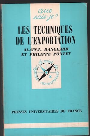 Seller image for Les techniques de l' exportation for sale by librairie philippe arnaiz