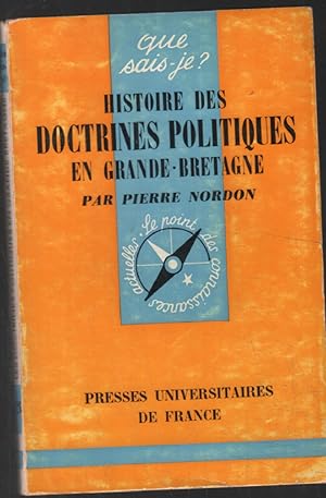 Histoire des doctrines politiques en Grande-Bretagne