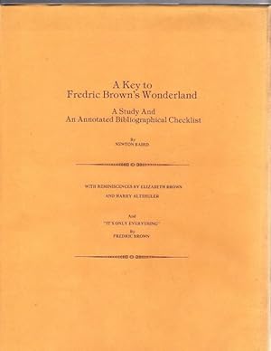 Bild des Verkufers fr A Key to Frederic Brown's Wonderland by Newton Baird (Limited Edition) zum Verkauf von Heartwood Books and Art