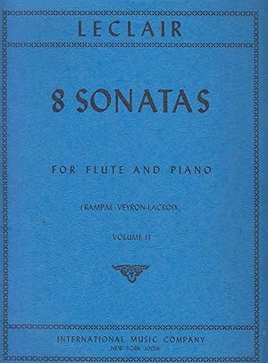 8 Sonatas for Flute and Piano Volume II, Nos.5 - 8