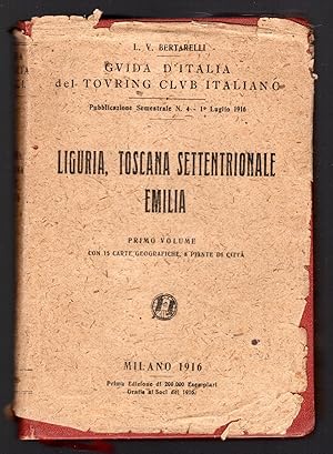 Bild des Verkufers fr Liguria, Toscana settentrionale Emilia Volume I zum Verkauf von Sergio Trippini