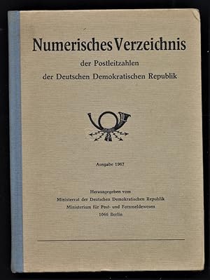Numerisches Verzeichnis der Postleitzahlen der Deutschen Demokratischen Republik
