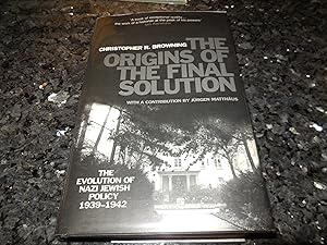 Seller image for The Origins of the Final Solution : The Evolution of Nazi Jewish Policy September 1939-March 1942 for sale by Veronica's Books