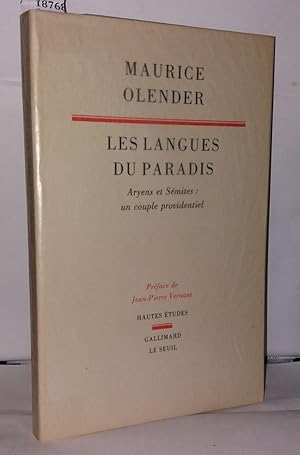 Image du vendeur pour Les langues du paradis Aryens et Smites : un couple providentiel mis en vente par Librairie Albert-Etienne