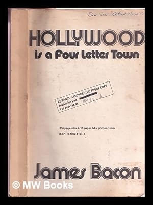 Seller image for Hollywood is a four letter town / James Bacon for sale by MW Books Ltd.