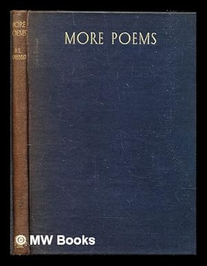 Imagen del vendedor de More Poems / A.E. Housman a la venta por MW Books Ltd.