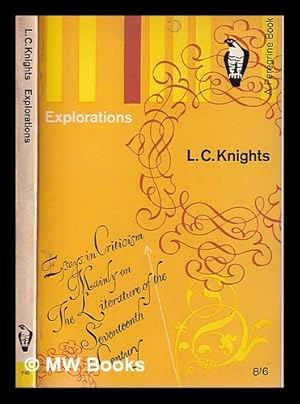 Imagen del vendedor de Further explorations / by L.C. Knights a la venta por MW Books Ltd.