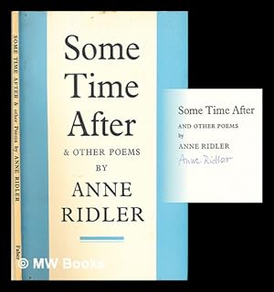 Immagine del venditore per Some time after : and other poems / by Anne Ridler venduto da MW Books Ltd.