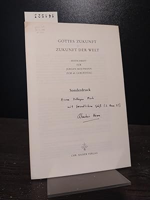 Imagen del vendedor de The Time of God. [By Alasdair I. C. Heron]. (= Sonderdruck aus: Gottes Zukunft - Zukunft der Welt. Festschrift fr Jrgen Moltmann zum 60. Geburtstag). a la venta por Antiquariat Kretzer