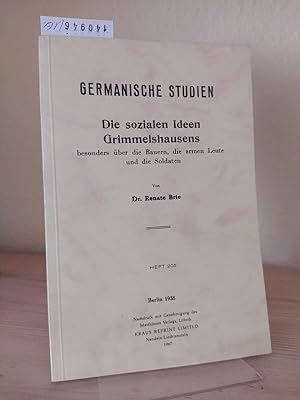 Die sozialen Ideen Grimmelshausens besonders über die Bauern, die armen Leute und die Soldaten. [...