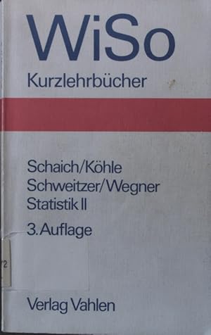 Immagine del venditore per Statistik . fr Volkswirte, Betriebswirte und Soziologen venduto da Antiquariat Bookfarm
