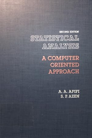 Seller image for Statistical analysis a computer oriented approach for sale by Antiquariat Bookfarm