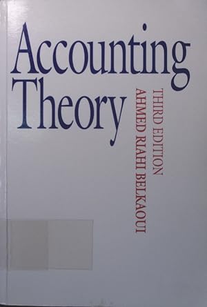 Bild des Verkufers fr Accounting theory zum Verkauf von Antiquariat Bookfarm