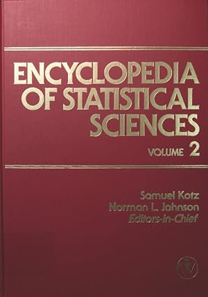 Bild des Verkufers fr Encyclopedia of statistical sciences. - 2. Classification - eye estimate zum Verkauf von Antiquariat Bookfarm