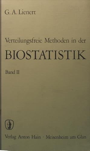 Bild des Verkufers fr Verteilungsfreie Methoden in der Biostatistik. - 2. zum Verkauf von Antiquariat Bookfarm