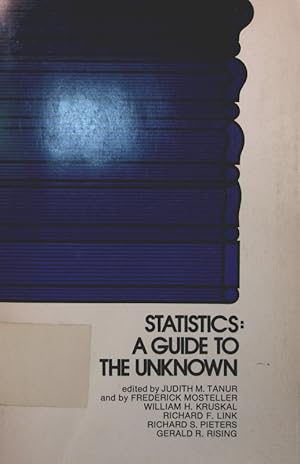 Bild des Verkufers fr Statistics a guide to the unknown zum Verkauf von Antiquariat Bookfarm