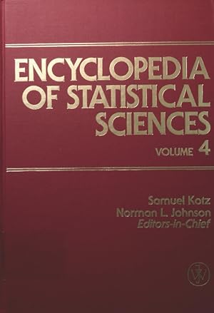 Bild des Verkufers fr Encyclopedia of statistical sciences. - 4. Icing the tails - Limit theorems zum Verkauf von Antiquariat Bookfarm