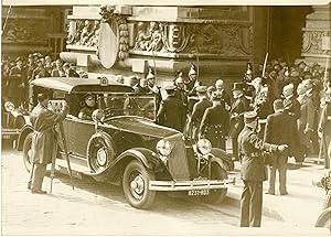 "Paul DOUMER : SALON DE L'AUTOMOBILE 1931" Photo de presse originale G. DEVRED Agence ROL Paris (...