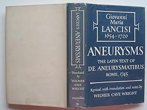 Bild des Verkufers fr De aneurysmatibus: opus posthumum. aneurysms, the Latin text of Rome, 1745 zum Verkauf von Aucott & Thomas
