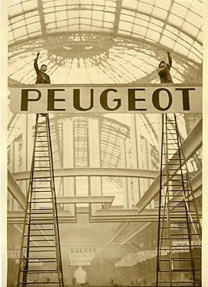 "SALON DES POIDS LOURDS 1931 (PEUGEOT)" Photo de presse originale G. DEVRED Agence ROL Paris (1931)